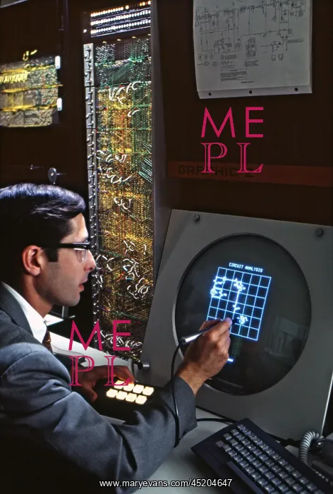 : Computer art performed by engineer Paul ? : Computer art performed by engineer Paul ?
