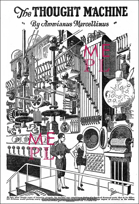 : Computer Envisaged 1927 : Computer Envisaged 1927