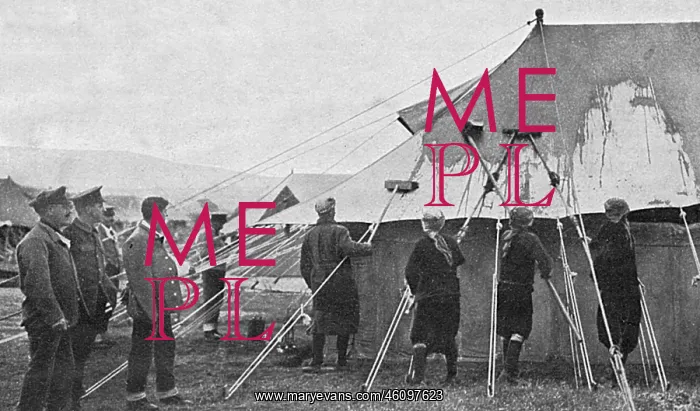 : Concealing a British hospital from enemy, WW1 : Concealing a British hospital from enemy, WW1