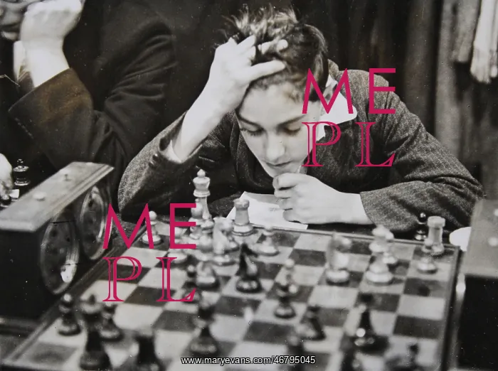 : Concentration of a young chess player : Concentration of a young chess player