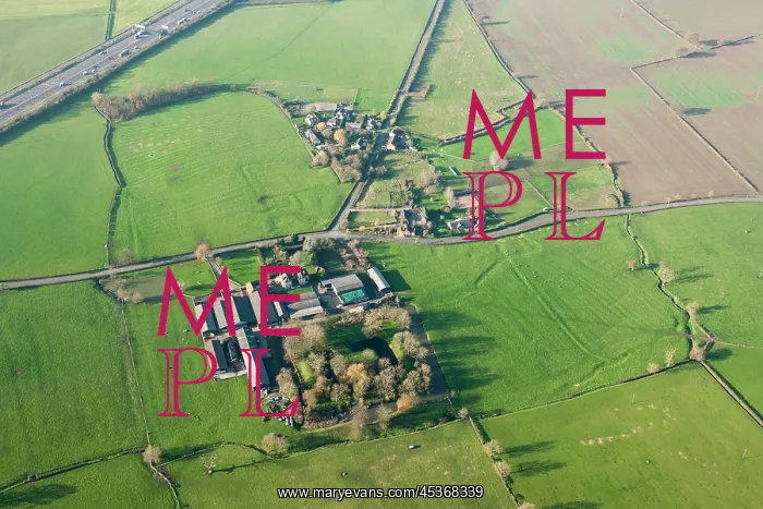 : Two concentric square moats and ridge and furrow : Two concentric square moats and ridge and furrow