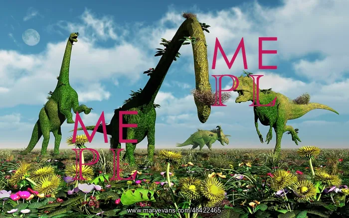 : A conceptual dinosaur garden : A conceptual dinosaur garden