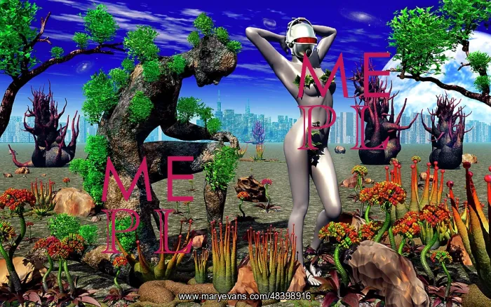 : A conceptual idea showing nature becoming a slave to ? : A conceptual idea showing nature becoming a slave to ?