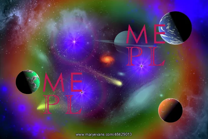 : Conceptual image of a scene in outer space : Conceptual image of a scene in outer space
