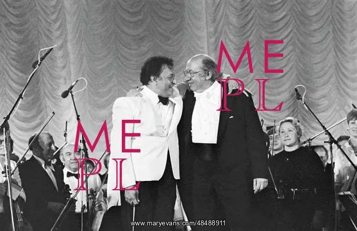 : Concert. USSR. June 1, 1988. Concert conductors Gennady Rozhdestvensky and Zubin Meta : Concert. USSR. June 1, 1988. Concert conductors Gennady Rozhdestvensky and Zubin Meta