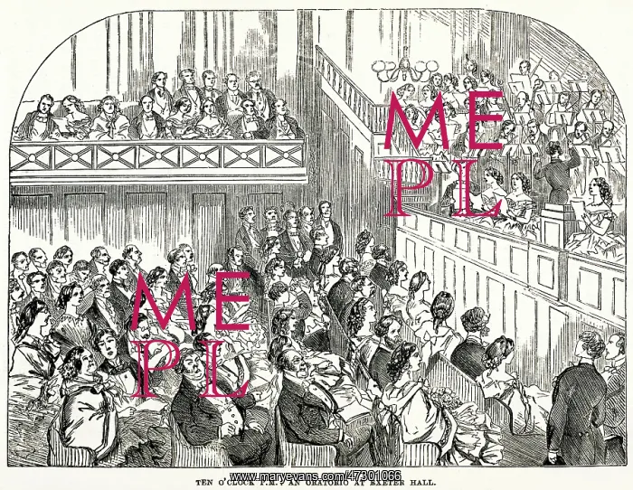 : CONCERT AT EXETER HALL 1858 : CONCERT AT EXETER HALL 1858