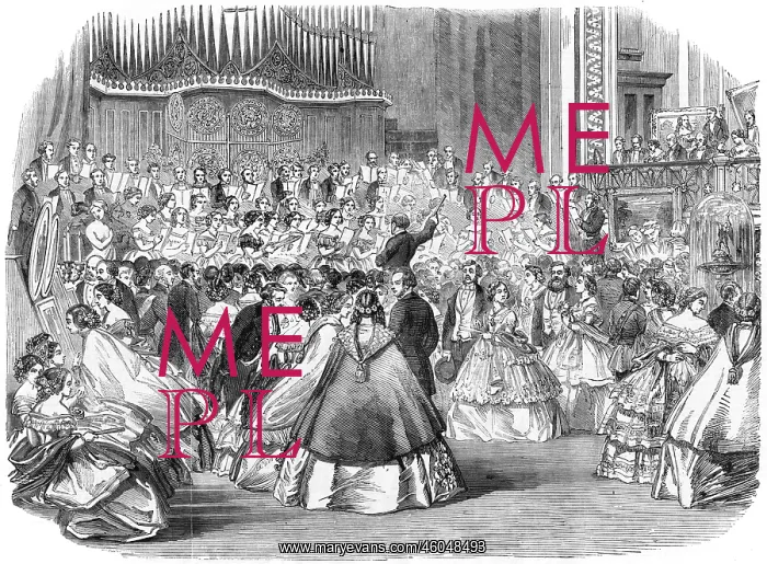 : Concert at St James's Hall, 1860 : Concert at St James's Hall, 1860