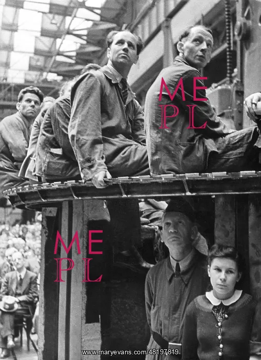 : At a Concert at a War plant in Germany, 1943 : At a Concert at a War plant in Germany, 1943