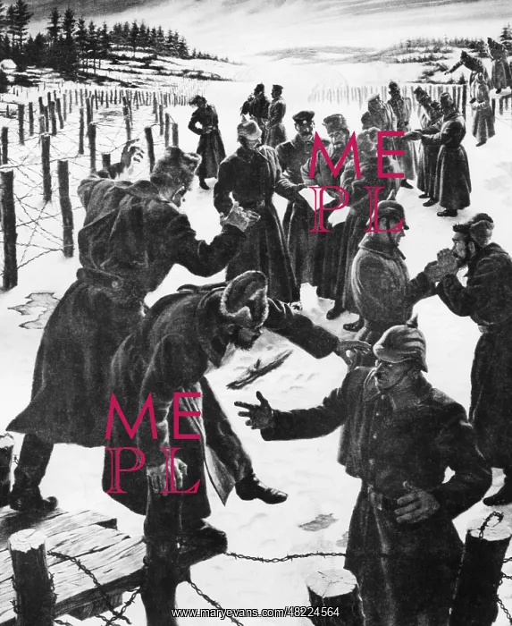 : Conclusion of peace between Germans and Russians, 1917 : Conclusion of peace between Germans and Russians, 1917