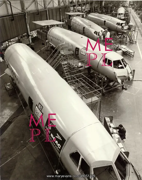 : Concorde nose and forward fuselage production at Weybridge : Concorde nose and forward fuselage production at Weybridge