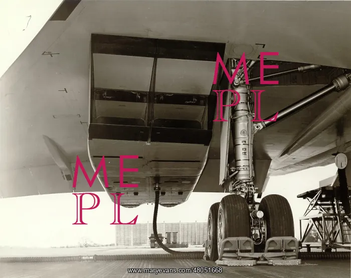 : Concorde starboard undercarriage and engine intake : Concorde starboard undercarriage and engine intake