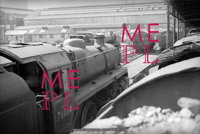 : Condemned steam engine - Nine Elms Loco Yard : Condemned steam engine - Nine Elms Loco Yard