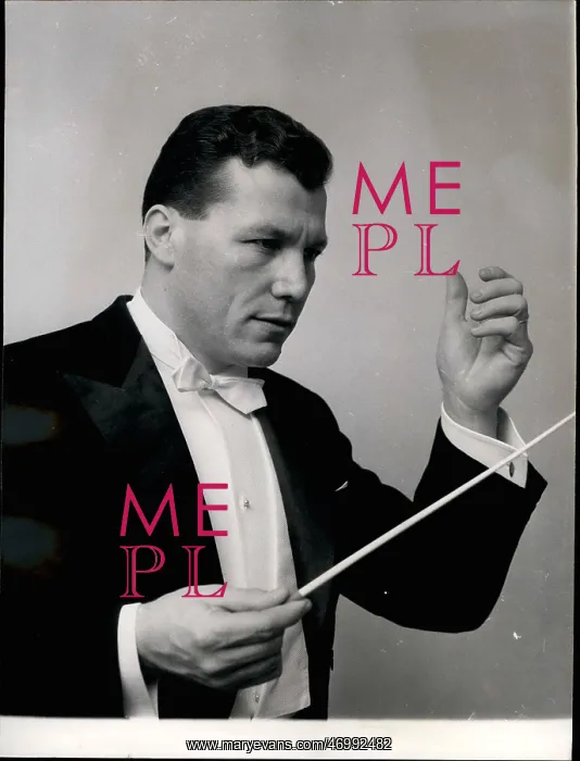 : Conductor with baton : Conductor with baton