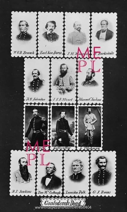 : Confederate Dead: WOB. Branch, Earl Van Dorn, JH Morgan, W : Confederate Dead: WOB. Branch, Earl Van Dorn, JH Morgan, W
