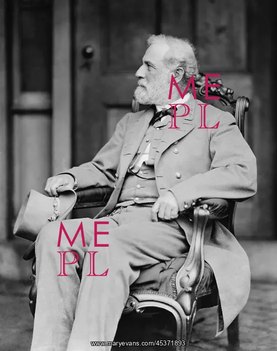  : Confederate General Robert E. Lee, was photographed