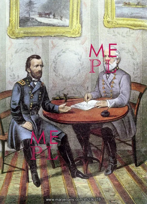 : Confederate General Robert E. Lee surrenders ? : Confederate General Robert E. Lee surrenders ?
