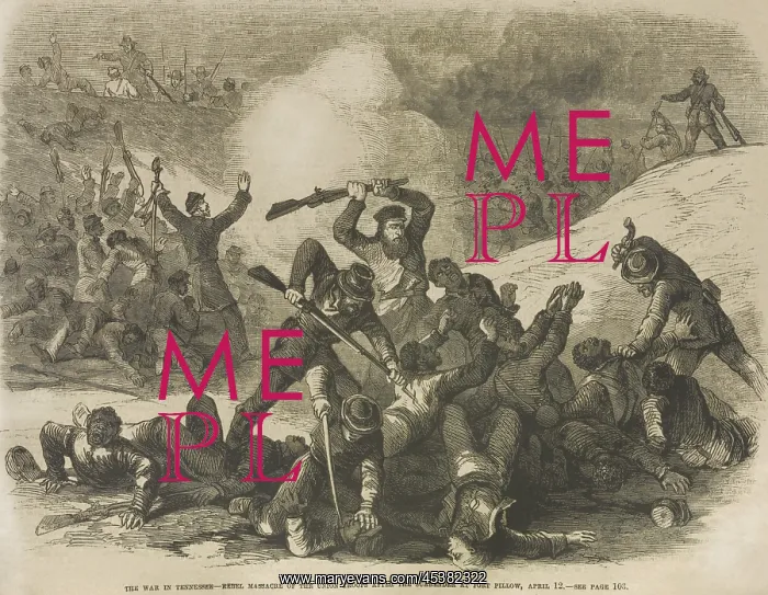 : Confederate massacre of African American Union : Confederate massacre of African American Union