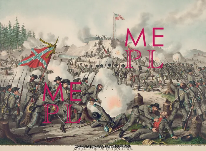 : Confederates led by Gen. James Longstreet : Confederates led by Gen. James Longstreet