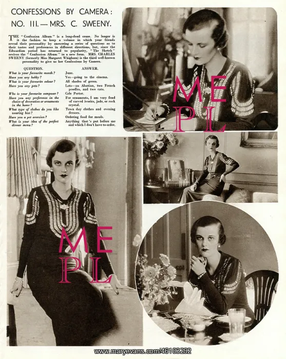  : Confessions by Camera, Ms Charles Sweeny