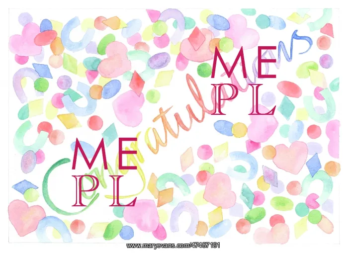  : Confetti surrounding Congratulations