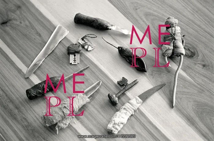 : Confiscated home-made weapons, knives, ('shanks') : Confiscated home-made weapons, knives, ('shanks')