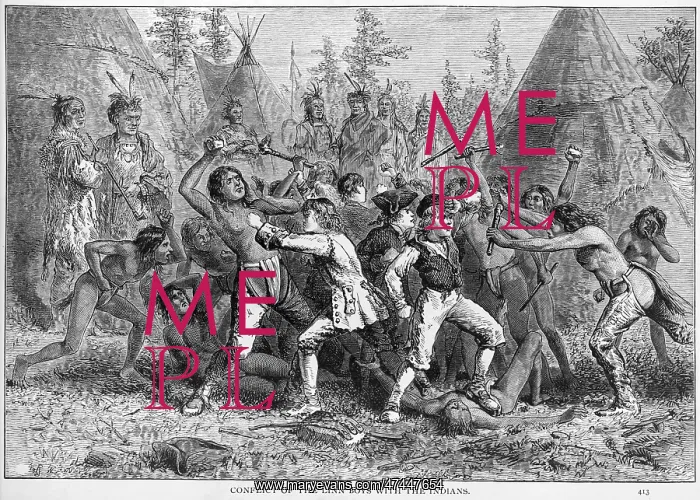 : Conflict of the Linn boys with the Indians : Conflict of the Linn boys with the Indians