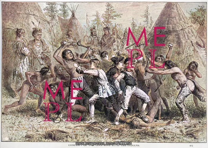 : Conflict of the Linn boys with the Indians : Conflict of the Linn boys with the Indians