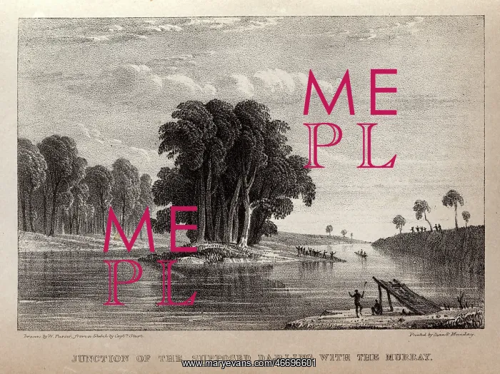: Confluence of the Murray and the Darling rivers : Confluence of the Murray and the Darling rivers