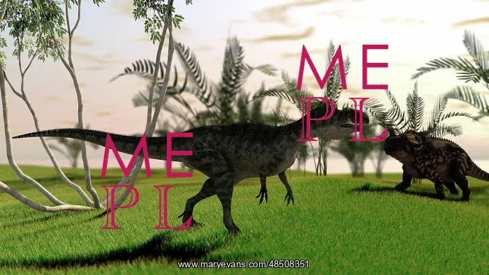 : Confrontation between a Monolophosaurus and a brown ? : Confrontation between a Monolophosaurus and a brown ?