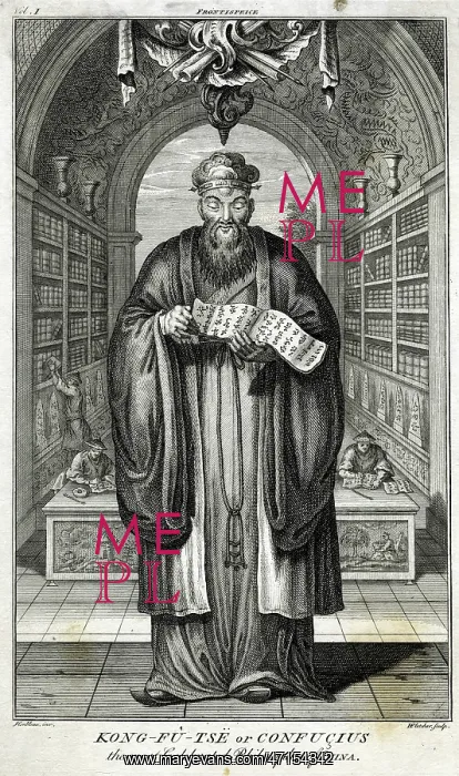  : CONFUCIUS (551 - 479 BC), known also as : K'ung Ch'iu Chinese philosopher