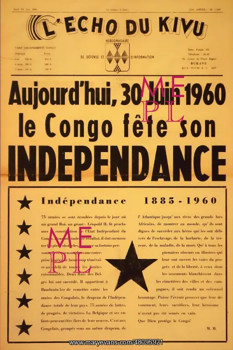 : Congo celebrates its independence : Congo celebrates its independence