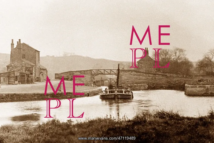  : Conisbrough The Canal Barge early 1900s
