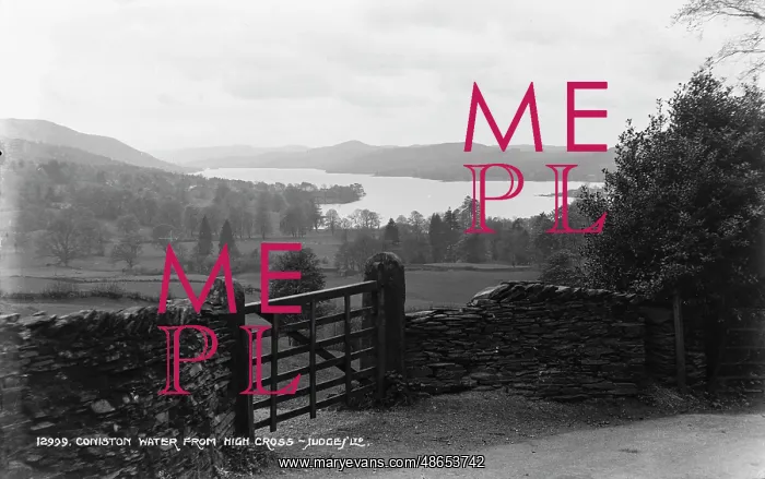 : Coniston Water from High Cross : Coniston Water from High Cross