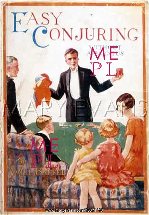 : Conjuror performs magic trick : Conjuror performs magic trick