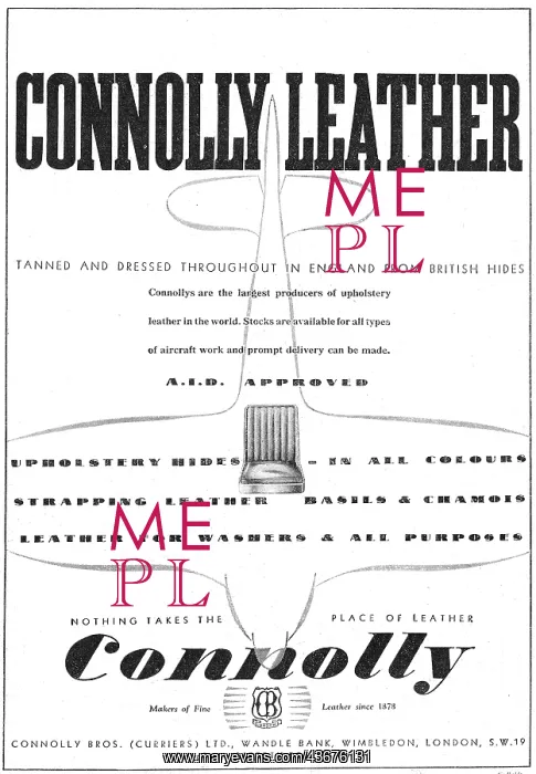 : Connolly Leather 1940 : Connolly Leather 1940