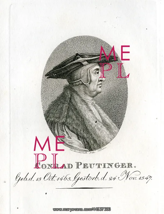  : Conrad Peutinger - Cartographer