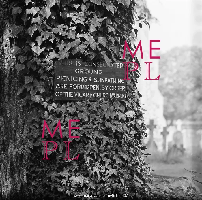 : This is consecrated ground sign : This is consecrated ground sign