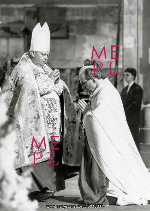 : Consecration of Christoph Schonborn (right) to : Consecration of Christoph Schonborn (right) to