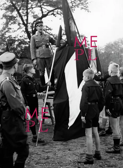 : Consecration of the flag in Angermuende, 1938 : Consecration of the flag in Angermuende, 1938