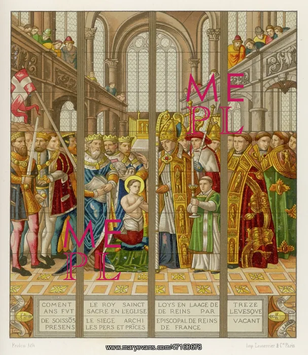 : Consecration of King Louis IX of France : Consecration of King Louis IX of France