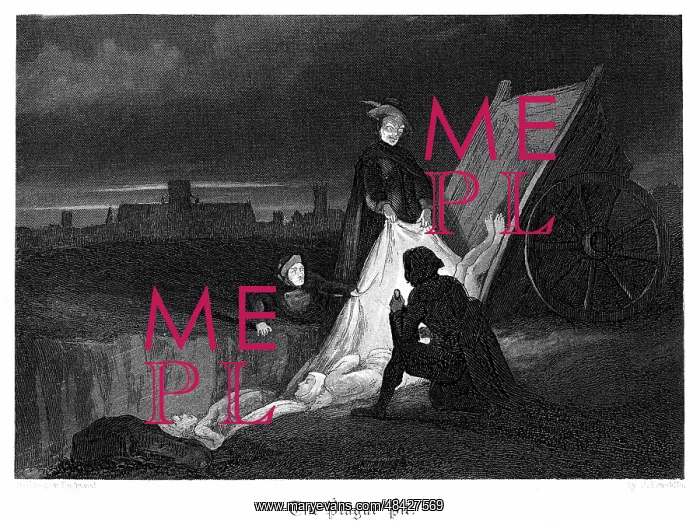 : Consigning bodies of the plague to a communal : Consigning bodies of the plague to a communal