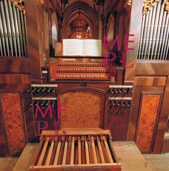 : Console of the main organ : Console of the main organ