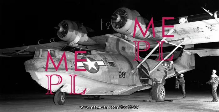 : Consolidated PBY-5A (forward view, on the ground) ready : Consolidated PBY-5A (forward view, on the ground) ready