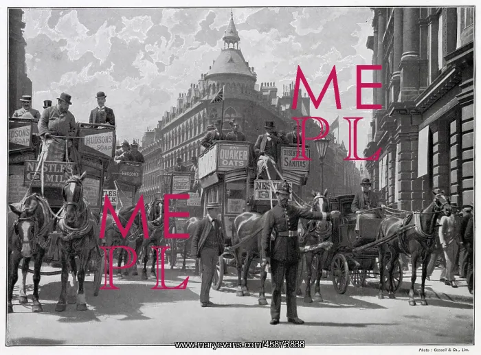 : Constable Directing Traffic London 1895 : Constable Directing Traffic London 1895