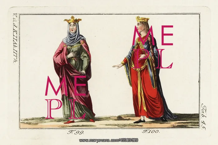 : Constance of Arles 99 and unknown French queen 100 : Constance of Arles 99 and unknown French queen 100