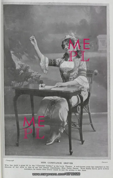 : Constance Drever, actress, theatrical portrait : Constance Drever, actress, theatrical portrait