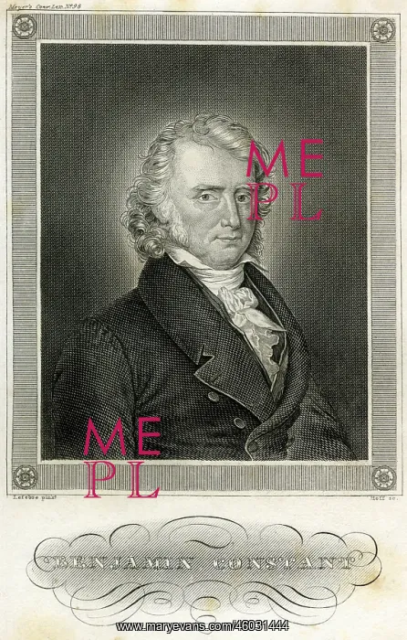 : Constant, Benjamin, 25.10.1767 - 8.12.1830, French : Constant, Benjamin, 25.10.1767 - 8.12.1830, French