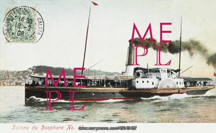 : Constantinople Ferryboat on the Bosphorus : Constantinople Ferryboat on the Bosphorus