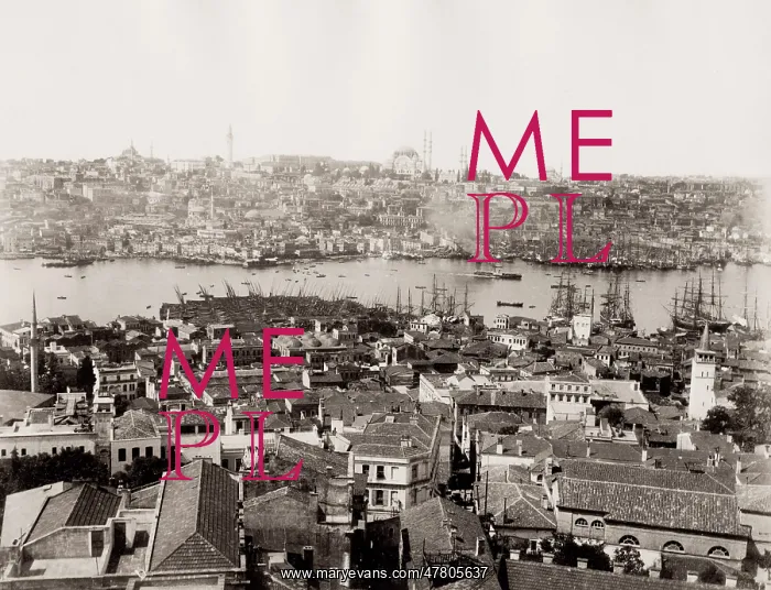 : Constantinople, Istanbul, Turkey, showing the Bosphorous : Constantinople, Istanbul, Turkey, showing the Bosphorous