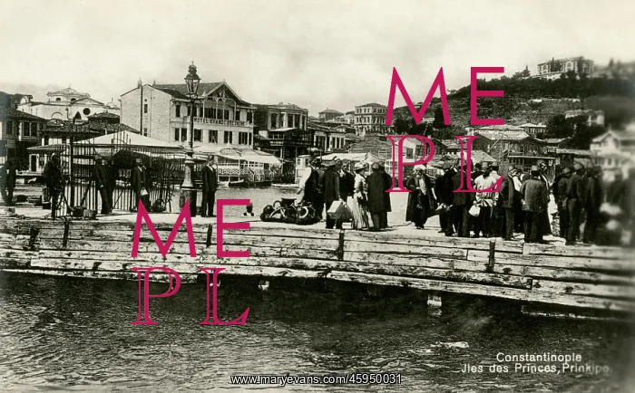 : Constantinople - Princes Islands - Buyukada Waterfront : Constantinople - Princes Islands - Buyukada Waterfront